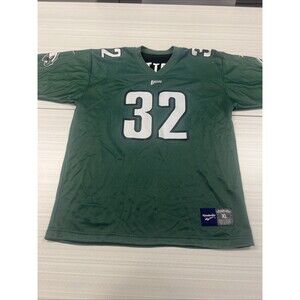 VTG 90s Reebok PHILADELPHIA EAGLES # 32 Ricky Watters Men's Grn/blk JERSEY - XL